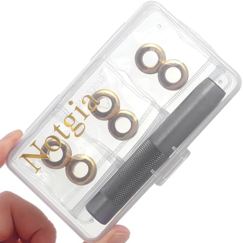 Notgia DT128 6 Sets Brass Grommets Kit Eyelets And Grommets 8Mm Inside Hole Size thumb #6