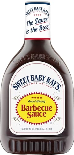 Sweet Baby Ray’s Salsa Barbacoa Original – Botella 1,13 kg (40 oz) | Sabor ahumado premiado USA para costillas, hamburguesas, alitas y marinados