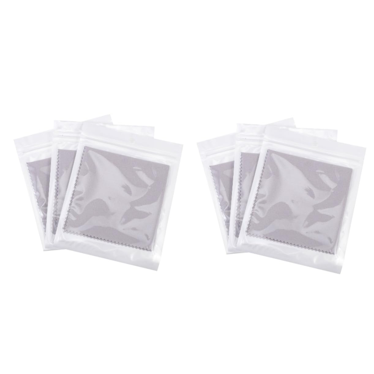 Abaodam 2sets Cleaning Cloths for Piano Instrument Cleaning Cloths Reusable Light Grey for Violin Guitar 3pcs*2