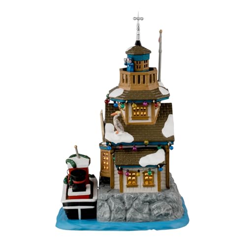 LEMAX Northstar Cape Harbor edificio de porcelana con luz LED integrada de gran formato 3