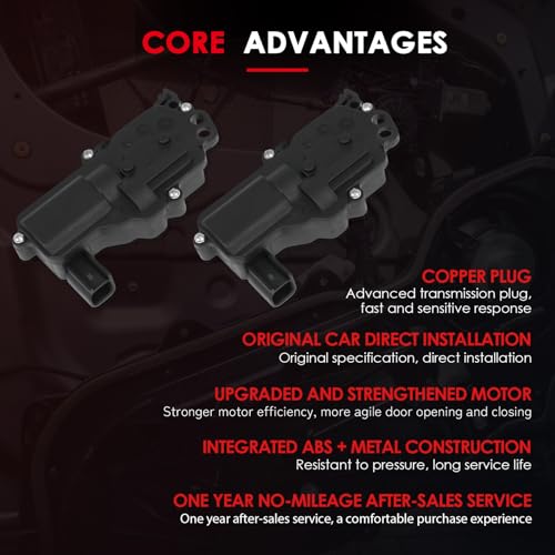 Image of CCIYU 2PCS Front /Rear Right Passenger Side Door Lock Actuator Compatible for Ford Explorer Explorer Sport Trac F-150 Lobo,for Lincoln Aviator Mark LT,for Mercury Mountaineer Replace 746-162
