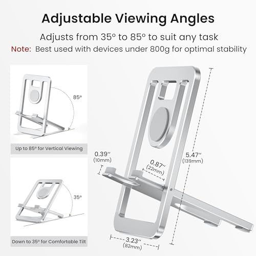 Support téléphone magnétique double face et support tablette réglable Itramax