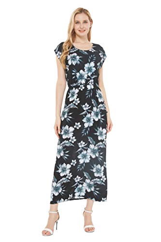 Image of Hawaii Hangover Family Matching Hawaiian Clothes, Midnight Bloom | Family matching Hawaiian outfits, Midnight Bloom, lightweight rayon, machine washable, tropical floral print, luaus, cruises