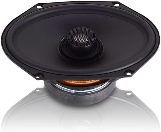 Sundown Audio E-5.25CX 5.25" Coaxial Car Speakers - 2-Way Full Range System with Titanium Tweeters - 50W RMS, 4-Ohm - Direct OEM Replacement, Easy 2.5" Mount, Grilles for Clear Audio