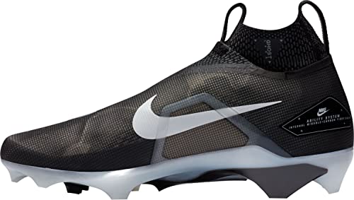 Image of Nike Alpha Menace Elite 3 White /Particle Grey /Opti Yellow /Black Mens Football Cleat.