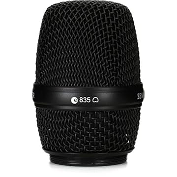 Sennheiser Pro Audio MMD 835-1 – Módulo de microfone cardioide dinâmico para transmissores G3 ou série 2000 SKM – Preto