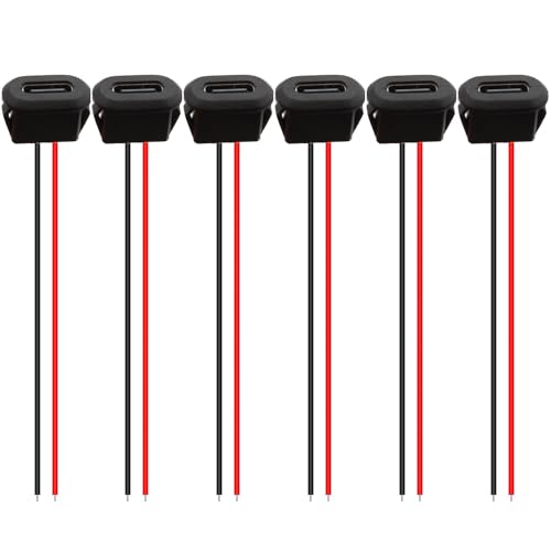 RUNCCI-YUN 15 Pz USB C femmina per montaggio a pannello connettore