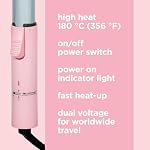 Conair Mini Ceramic Curling Iron; perfect for styling on the go; heating in 30 seconds