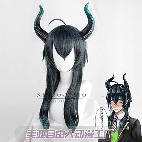Amazon Co Jp ディアソムニア寮 マレウス ドラコニア コスプレ グラデーション 悪魔 角 2 ツイステッドワンダーランド ふしぎの国のアリス 風 コスプレ 道具 ウィッグ 靴別売り コスチューム 変身 仮装 ステージ服 舞台 ハロウィン クリスマス ホビー