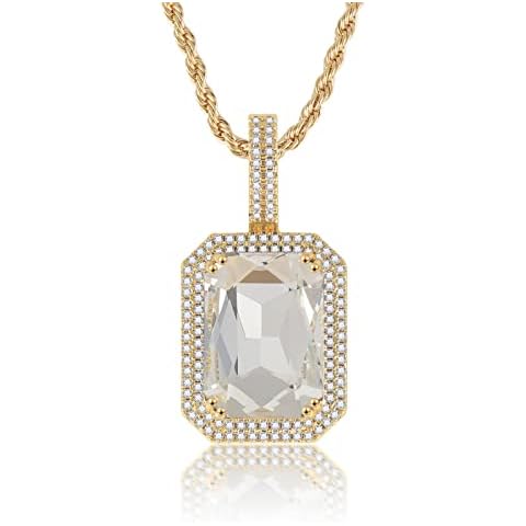 Sisslia Gold Ruby Necklace for Men Cover