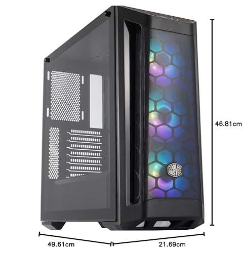 Cooler Master MasterBox MB511 ARGB Tour ATX étendu panneau latéral fenêtré verre trempé pas d'alimentation ATX USBAudio - vue 5