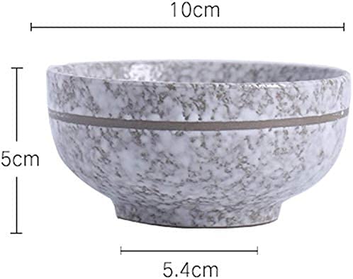 ERoomQ Pasta Bowls Bowl - Household Rice Bowl Tableware Bowl Pudding Bowl Dessert Bowl Soup Bowl 4 inches Salad Bowls,