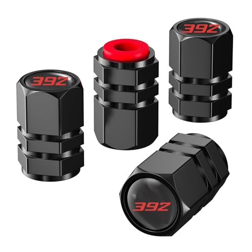 Aluminum 4pcs Tire Valve Cap Cover Set Dodge Durango SRT