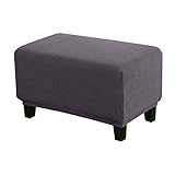 altes sofa restaurieren Weicher Stoff: Jacquard gestricktes Polyester und Elasthan. Unser guter elastischer Bezug für Fußhocker ist weich, dehnbar, atmungsaktiv, dehnbar, langlebig und fühlt sich angenehm an. Die Hockerabdeckung kann langfristig verwendet werden.