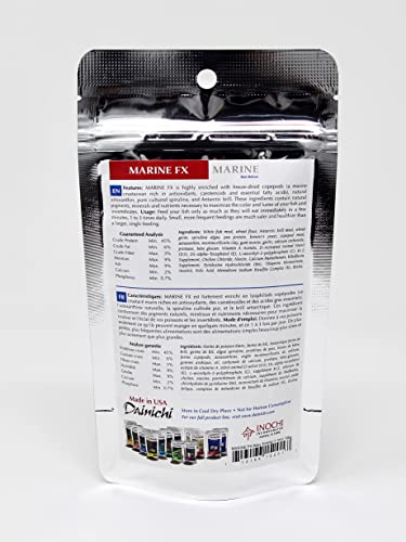 dainichi marine fish food marine fx sinking baby pellet 09-10 mm - 35 oz 100 g for tropical marine fish