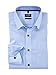 Produktbild OLYMP Herren Businesshemd Langarm Luxor,Römer Streifen,modern fit,Under Button Down,bleu 11,44
