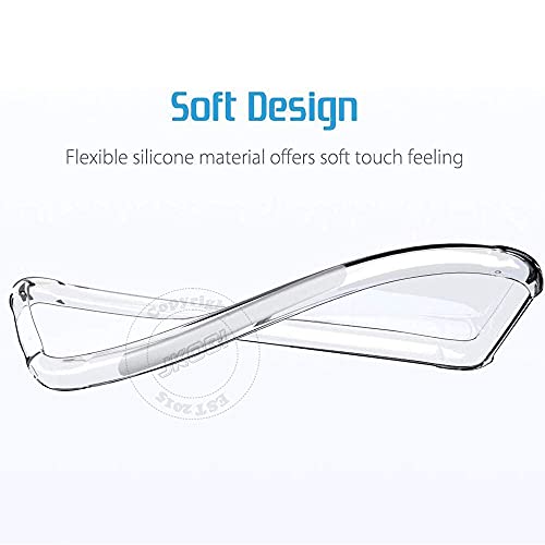 Image of Transparent Rubber Back Cover for Realme RMX2193 / Narzo 20 - Transparent
