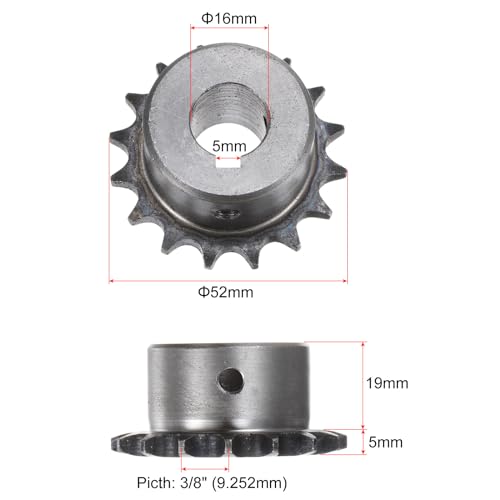 Pignon 06B-1 type B Quarkzman pour remplacer une transmission usée