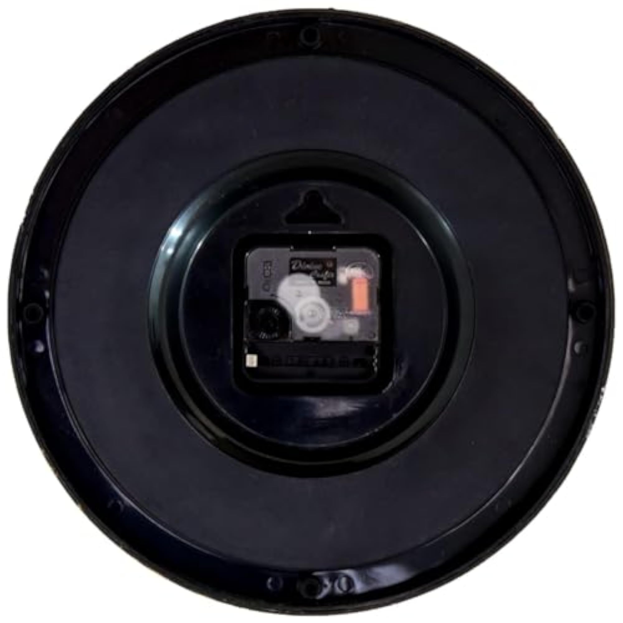 10X10-inch Plastic & Glass Wall Clock, Black Frame