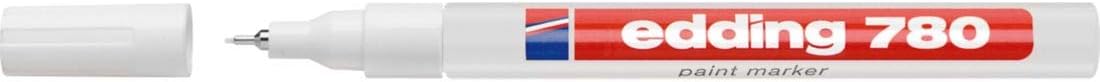 edding 780 Paint Marker Xylene and Toluene-free 0.8mm Line White Ref [Pack of 10]