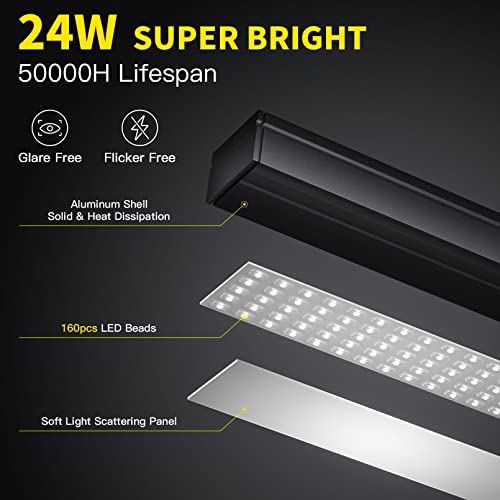 CHICLEW-Lampada-da-Scrivania-con-Morsetto-24W-Lampada-da-Tavolo-Led-a-doppia-testa-con-braccio-oscillante-Luce-Scrivania-a-3-Colori-Dimmerabile-Luce-di-Lettura-per-Studio-e-Lavoro