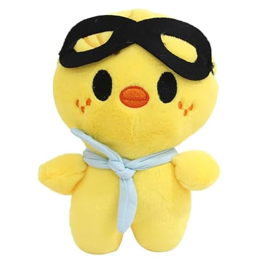 Outofgas SKZ BbokAri Pilot Plush Toy 3RD Fan Meeting Dolls with Pilot Sunglasses SKZ00 Stuffed Animal with Beanie Eyes 3.9inch (BbokAri)