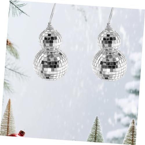 Bola de espejo decorativa colgante estilo disco para fiesta miniatura 6