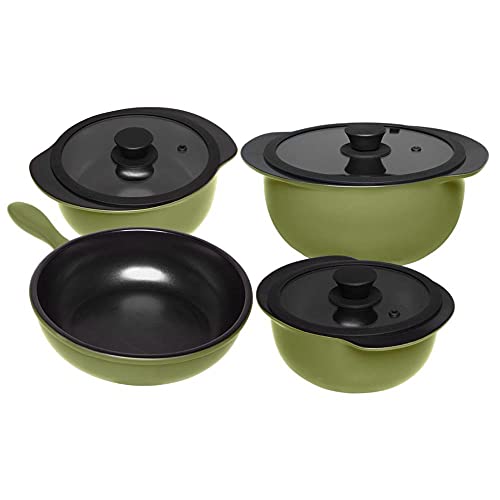 Conjunto de Panelas, em Cerâmica, 4 Peças, Verbana, Oxford