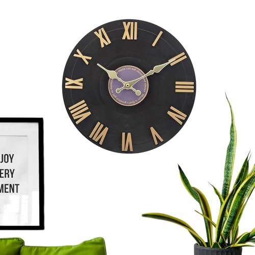 Reloj de exteriores impermeable grande estilo rústico para casa 2