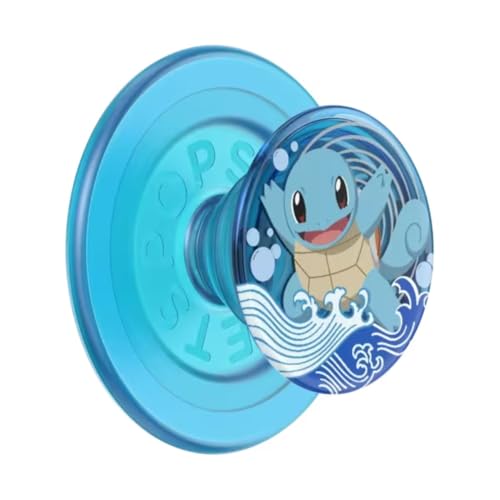 Image of PopSockets Phone Grip for MagSafe, Magnetic Holder- Squirtle Water