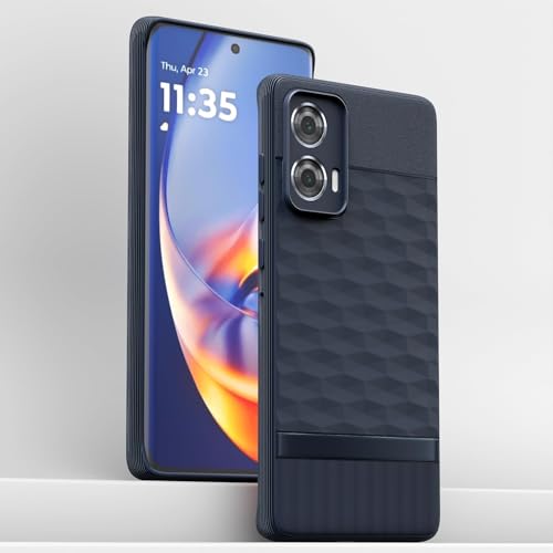 Image of Outlouders Back Cover for Motorola Moto Edge 50 Fusion 5G / Motorola Moto G96 5G | TPU Soft Flexible Shockproof | Full Camera Protection Back Case (Blue)