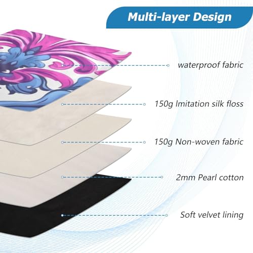 Funda para Laptop con Diseño Floral Damask para 13-14 Pulgadas miniatura 4