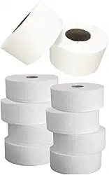 Papel Higiênico Rolão 300 Metros C/ 8 Rolos Extra Branco Institucional para Dispenser