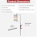 Vertical Jump Tester Wall Mount | Jump Measure Stick Pole Tool | Volleyball Training Aid, Vertical Challenger, 4.5-5.2Ft Adjustable Height