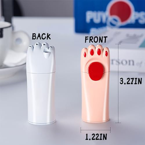 Encendedor recargable con diseño de pata de gato rosa miniatura 4