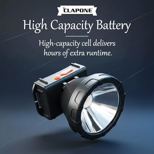 Image of Rechargeable Headlamp LED Head Torch Head Light Torch 90 Adjustable Blinking Feature for Fishing Camping Hiking Trekking Cycling Running /Camping /Fishing /Water-Resistant Ideal for Outdoor Activities