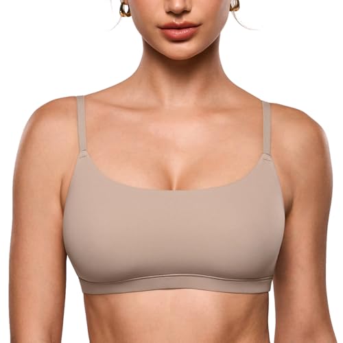 Image of INLYRIC Women's Inbarely Bralettes Cami Bras No Underwire Wireless Seamless Unlined Comfort Sports Bra