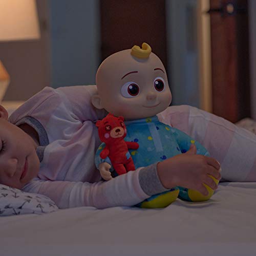 CoComelon Musical JJ Plush Doll - Press Tummy to Sing Bedtime Song Clips - Includes Feature and Small Pillow Plush Teddy Bears - Image 11