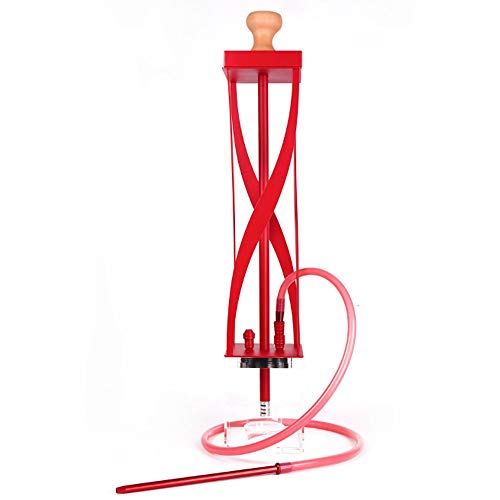 SSOLEREIT Club Acryl Huka mit einem Schlauch Big Smoke und bunten LED-Licht Shisha Set mit Wärmemanagementsystem Shisha… – Bild 4