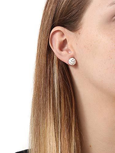 Gimmedat Volleyball Enamel Stud Charm Earrings Jewelry Women Girls Player Fan Gift #TOP1
