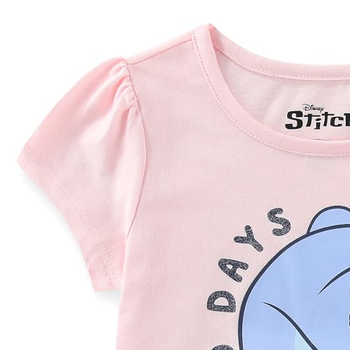 Image of Disney Lilo & Stitch Angel Girls Short Sleeve T-Shirt for Big Kids