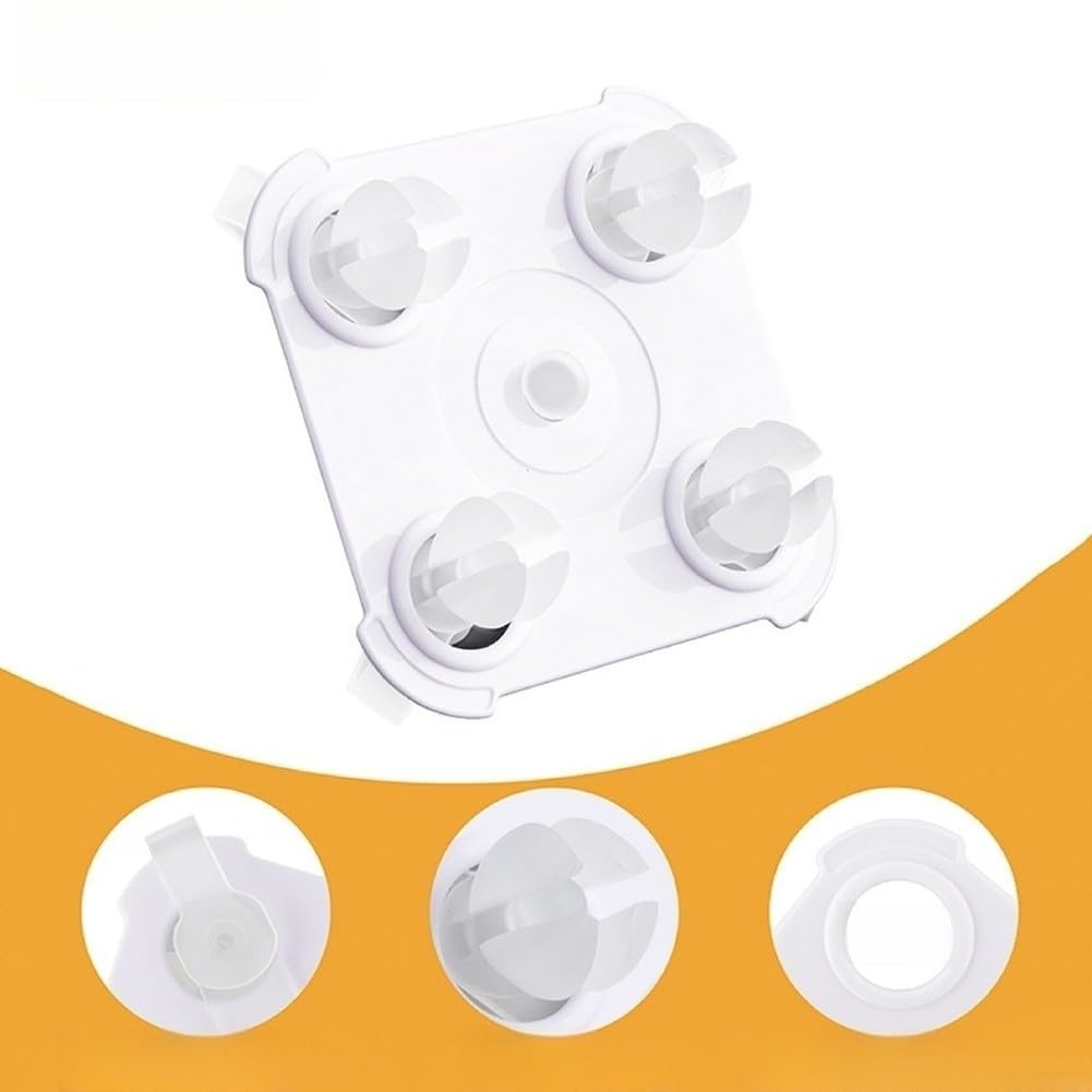 Reggipanni in Plastica per Lavatrice 3 Anti-Nodo Reggipanni in(White Set Of Three)