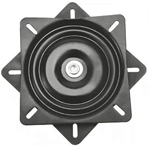 Robuster Barhocker-Sitz mit Drehgelenk, quadratischer Bootssitz, Drehmechanismus für Möbel, Sitz-Drehfuß-Montageplatte für Barhocker, Stuhl, Kugellager-Drehgelenk, Bootssitz, 12,7 cm