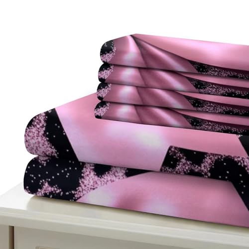 Parure de lit 3D en microfibre premium résistante et ultra douce pour lit double