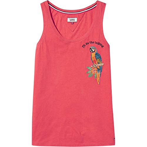Preisvergleich Produktbild Tommy Jeans TJW Summer Parrot Damen T-Shirts (S)