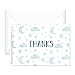 Canopy Street Starry Delight Thank You Cards / 24 Baby Shower Thank You Cards / 6 Night Sky Appreciation Greeting Card Designs / 3 1/2