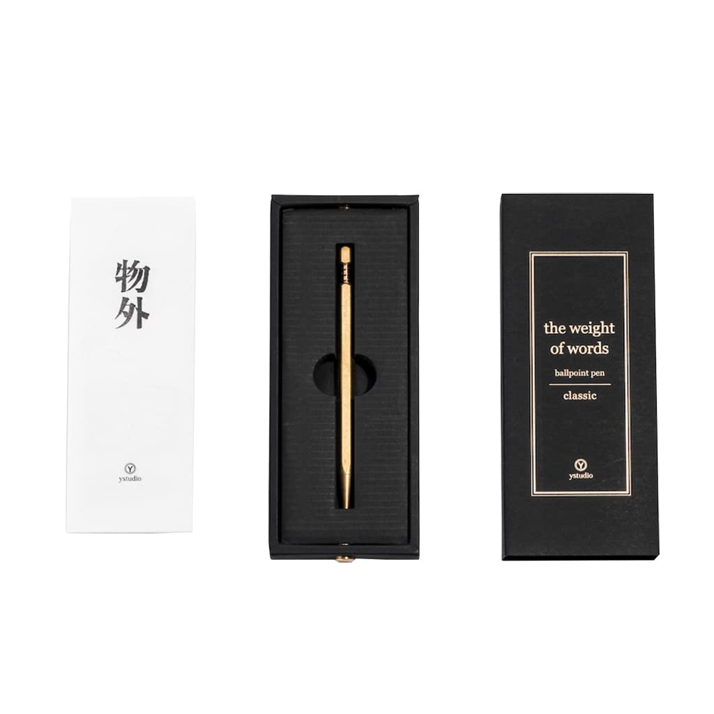 YStudio Brass Ballpoint Pen Fine Writing Instrument — view 4