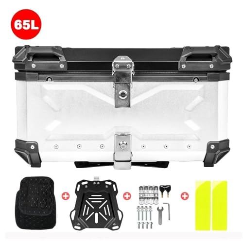 Top case 65L argent de qualité supérieure pour Ducati MTS