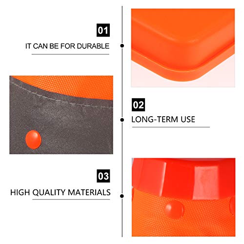 Mini cones esportivos de 45 cm Scicalife, cones de estrada, cones de trânsito dobráveis multiuso, co