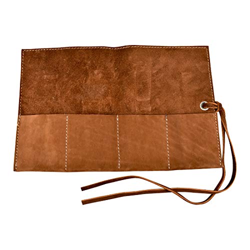 Hide & Drink, Leather Watch Roll Organizer Handmade From Full Grain Leather, Holds Up To 4 Watches, Easy Carry On Watchlover Storage (Swayze Suede) #TOP1